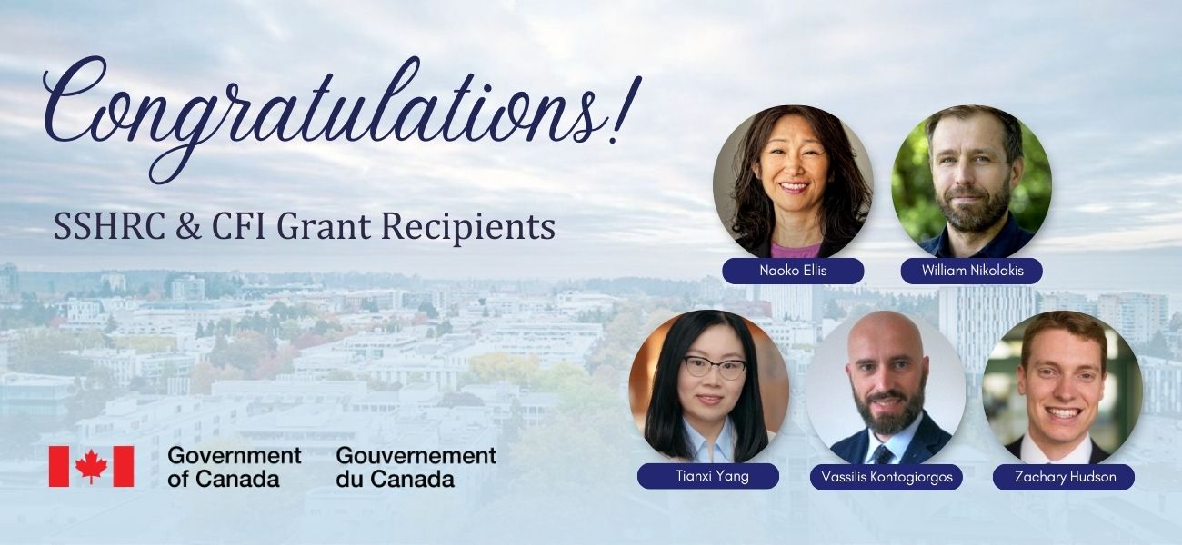 SSHRC & CFI JELF Grant Recipients