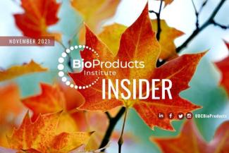 newsletter with fall leaves